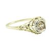 Image 1 : 0.30 ctw Diamond Ring - 14KT Yellow Gold
