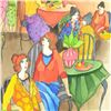 Image 2 : Itzchak Tarkay (1935-2012), Original Mixed Media Watercolor, Hand Signed with Le