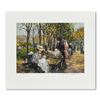 Image 1 : Henri Plisson, "Stroll in the Park" Limited Edition Serigraph, HC Numbered 1/20