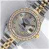 Image 1 : Rolex Ladies 2 Tone Silver Diamond Datejust Wristwatch With Rolex Box