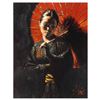 Image 1 : Fabian Perez, "Geisha III" Hand Textured Limited Edition Giclee on Board. Hand S
