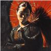 Image 2 : Fabian Perez, "Geisha III" Hand Textured Limited Edition Giclee on Board. Hand S