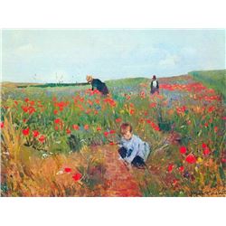 Mary Cassatt - Poppy In The Field