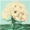 Image 2 : Ringo Daniel Funes , "Man Ship" One-of-a-Kind Mixed Media on Canvas, Hand Signed