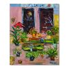 Image 1 : Elliot Fallas, "French Flower Shop" Original Oil Painting on Canvas, Hand Signed