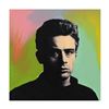 Image 1 : Steve Kaufman (1960-2010), "James Dean" Hand Painted Unique Variation Hand Pulle