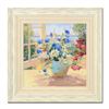 Image 1 : S. Burkett Kaiser, "Daisies & Pansies" Framed Limited Edition on Canvas, AP Numb