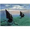 Image 1 : Claude Monet - Le Havre - Exit the Fishing Boats from the Port