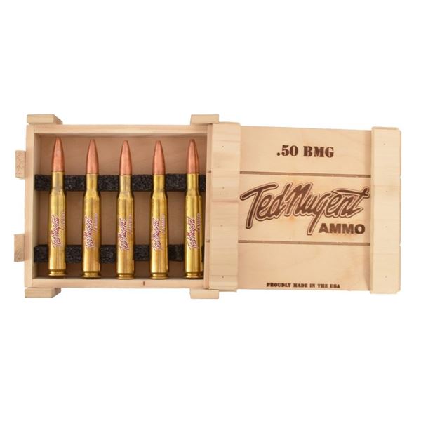 Ted Nugent Signature .50 BMG Ammunition