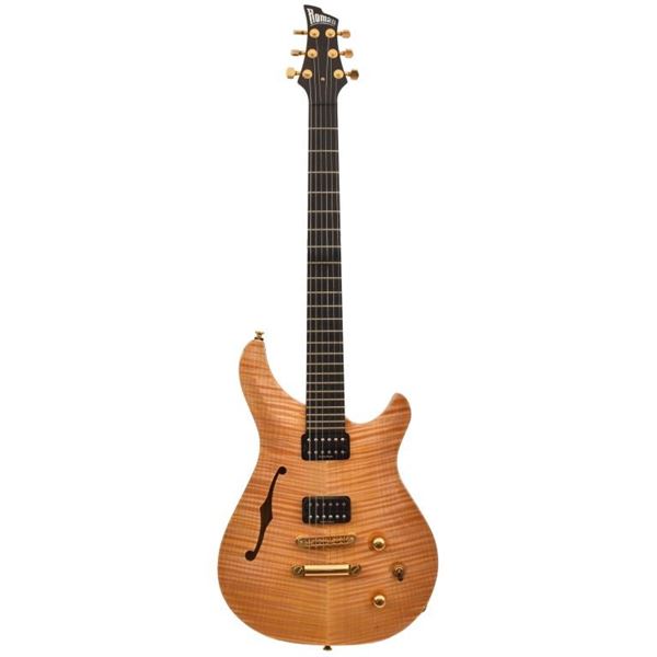 Ted Nugent's Ed Roman Natural Flametop Guitar