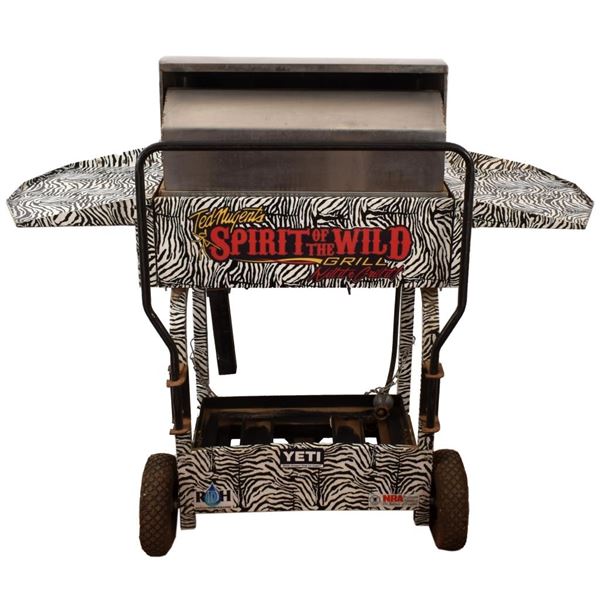 Ted Nugent Custom Zebra Party King BBQ Grill