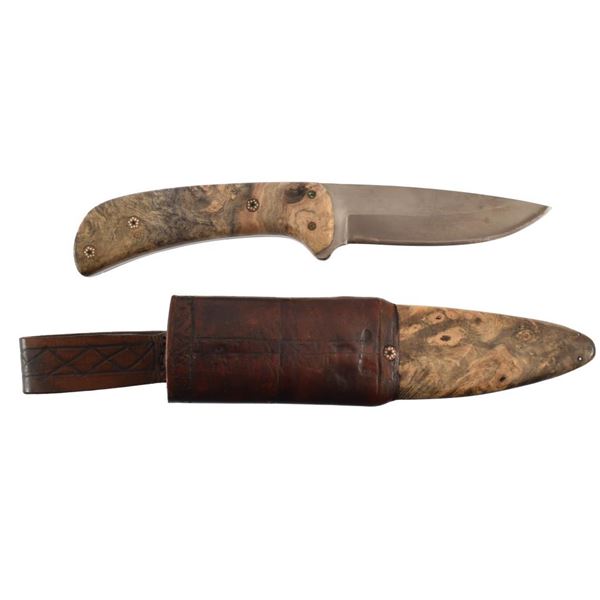 Ted Nugent's Custom Buckeye Burl Knife