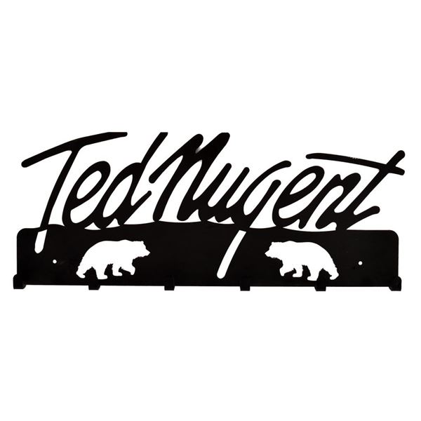 Ted Nugent 6 Hook Coat & Key Rack