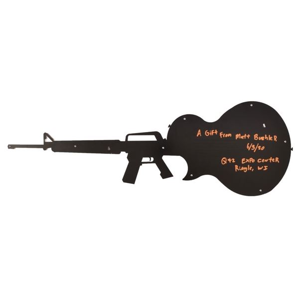 Ted Nugent AR-15 Guitar Cutout