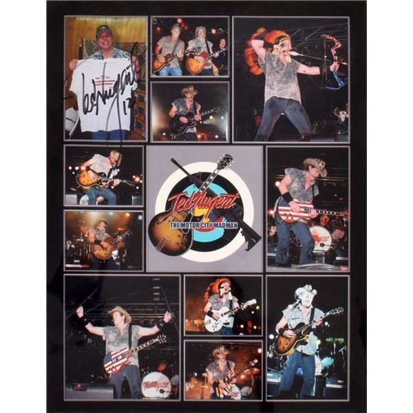 Ted Nugent Motor City Mad Man Color Print Signed