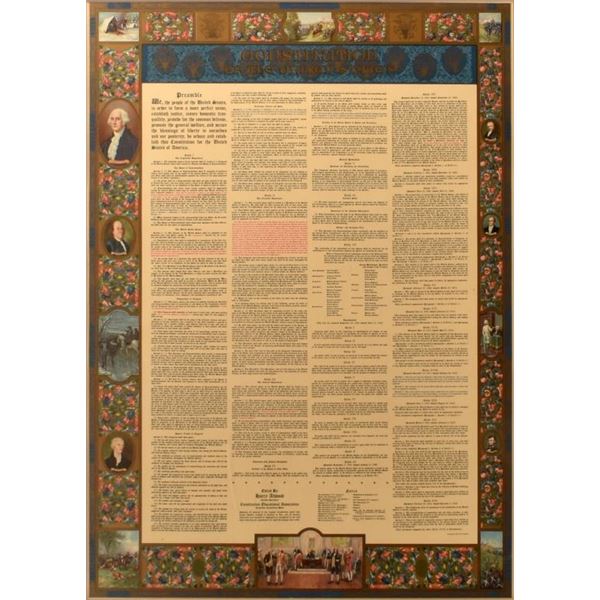 Ted Nugent's U.S. Constitution Framed