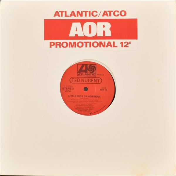 Ted Nugent Little Miss Dangerous Promo Record