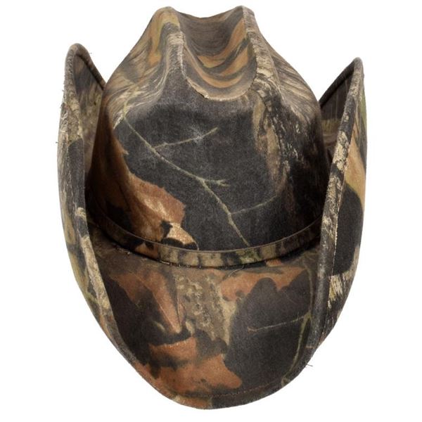 Ted Nugent's Mossy Oak Camo Cowboy Hat