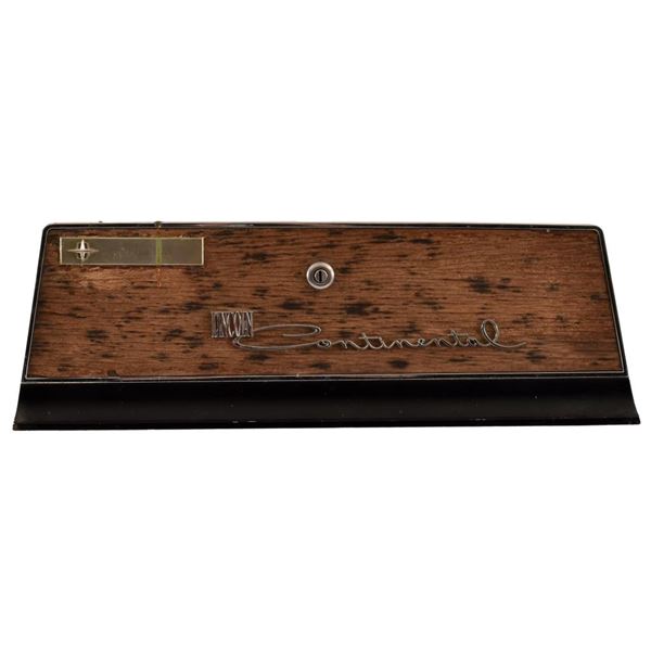 Fred Bear's Lincoln Continental Glove Box Door