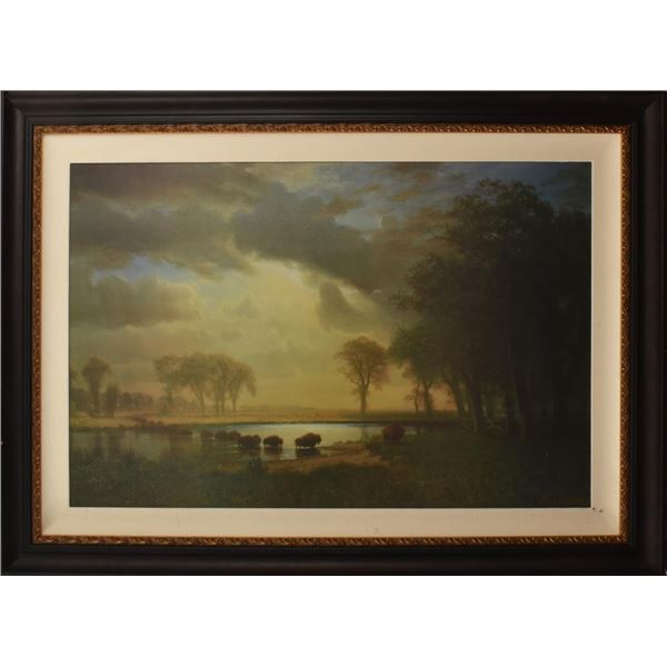 Ted Nugent's "Buffalo Trail" Print by Bierstadt