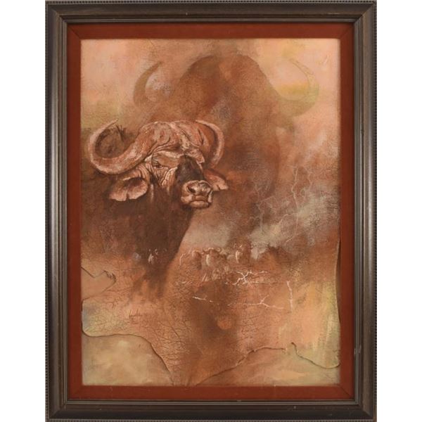 Ted Nugent's Cape Buffalo Painting