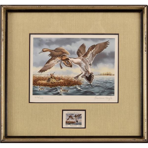 Ted Nugent's 1984 Michigan Waterfowl Stamp Print