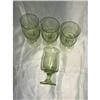 Image 1 : Set 4 Small Green Sipping Glases #1506310