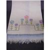 Image 1 :  SATIN STITCH EMBROIDERY GUEST TOWEL #1506481