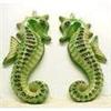 Image 1 : 40's DECO Chalkware Pr.Seahorses #1506483
