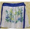 Image 1 : PRETTY VINTAGE LADIES APRON BLUE ROSES #1506492