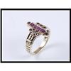 Image 1 : Ruby Victorian Style Yellow Gold Ring #1507581
