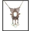 Image 1 : VICTORIAN ERA STYLE OPAL NECKLACE #1507604