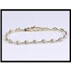 Image 1 : Simple 14K Yellow Gold Heart Design Bracelet #1507617