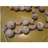 Image 1 : Miriam Haskell Lavender Bead Necklace, Shell, #1507775