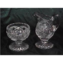 Crystal Sugar and Creamer  #1508083