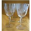 Image 1 : Libbey Rock Sharpe Crystal Water Glasses-6 #1508176