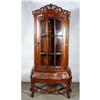 Image 1 : VICTORIAN ANTIQUE ROCOCO CURIO CHINA CABINET #1508941