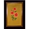 Image 1 : Needlepoint American Flower Still Life Framed #1509022