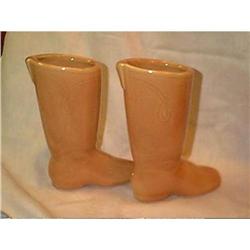 Pottery Boot Planters Western   #1509035