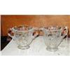 Image 1 : Fostoria etched glass Cream and Sugar Set #1509087
