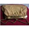 Image 1 : Whiting & Davis Gold  Mesh Evening Purse/Bag #1509188