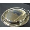 Image 1 : SILVER OVAL SERVING DISH&LID*MONO*A* #1518615