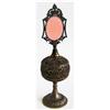Image 1 : Apollo Jeweled Brass Filigree Perfume Atomizer #1518754