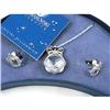 Image 1 : NIB Swarovski MILLENIUM Necklace & EARRINGS Set#1519537