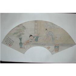 20th Century Chinese Fan Painting #1529507
