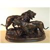 Image 1 : Large Antique Lion Statue signed by Alfred #1541400