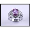 Image 1 : Extravagant 18K White Gold Pink Sapphire and #1541443