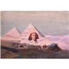Image 1 : The Pyramids at Gezeh, painted by H Vogel #1541447