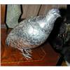 Image 1 : Wonderful Sterling Sculpture of a Grouse #1541711