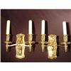 Image 1 : Bronze two light sconces  #1541724
